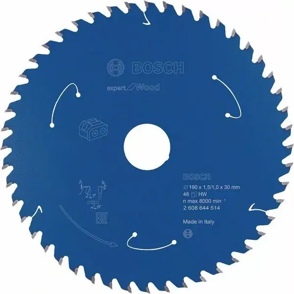 BOSCH 2608644514 Pilový kotouč Expert for Wood pro AKU pily 190×1,5/1×30mm, 48 Legnépszerűbb