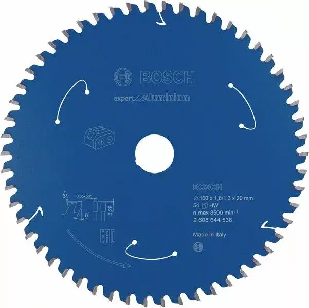 BOSCH 2608644538 Pilový kotouč Expert for Aluminium - AKU pily 160×1,8×20mm, 54 Legnépszerűbb