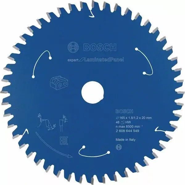 BOSCH 2608644549 Pilový kotouč Expert for LaminatedPanel - AKU 165×1,8×20mm, 48 Újdonság