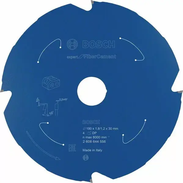 Gyors szállítás BOSCH 2608644556 Pilový kotouč Expert for FibreCement pro AKU p. 190×1,8×30mm, 4