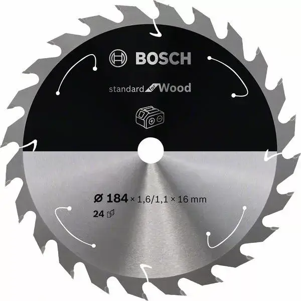 BOSCH 2608837698 Pilový kotouč Standard for Wood pro AKU pily 184×1,6×16mm, 24 Ajánlat
