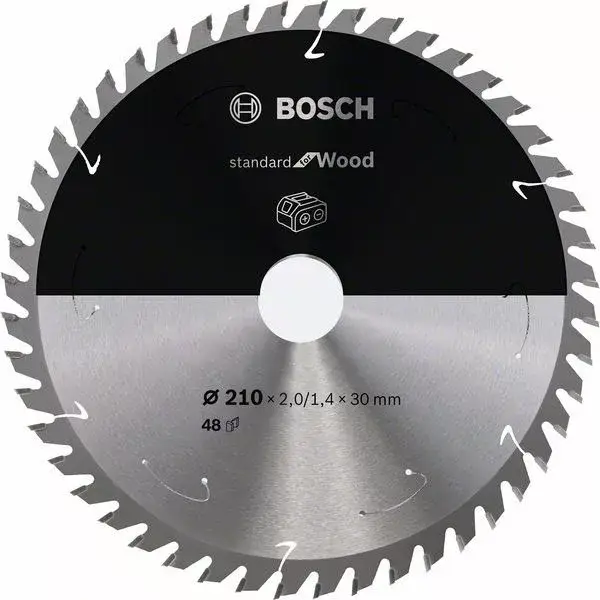 BOSCH 2608837714 Pilový kotouč Standard for Wood pro AKU pily 210×1,7×30mm, 48 Kedvezmény