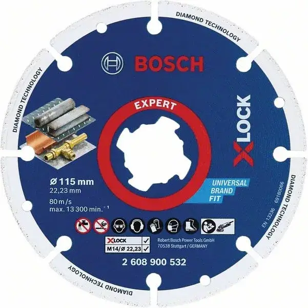BOSCH 2608900532 X-LOCK diamantový kotouč na kov Diamond Metal Wheel 115 mm Kedvezményes ár