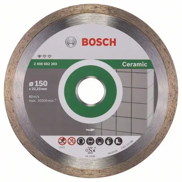 Ajánlat BOSCH 2608602203 Diamantový dělicí kotouč Standard for Ceramic 150 x 1,6 x 7 mm