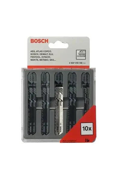BOSCH 2607010146 10dílná sada pilových plátků dřevo Akció