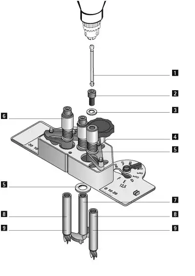 Vásárlói kedvenc HETTICH 20688 DrillJig fúró d35 mm