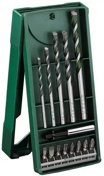 Prémium BOSCH 2607017161 14 darabos Mini-X-Line univerzális fúrószerszámkészlet