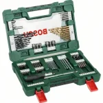 BOSCH 2607017195 91 darabos V-Line TiN fúrófejek és fúrószárak készlet racsnis c Akció