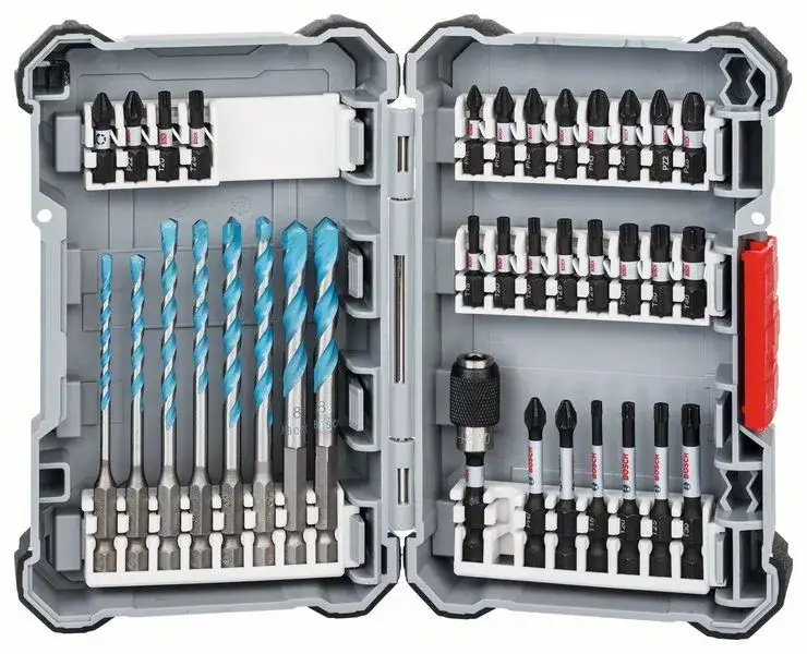 Alacsony ár BOSCH 2608577147 35dílná sada Impact Control vrtáků MultiConstruction a bitů