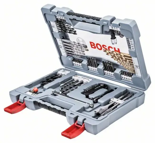 BOSCH 2608P00234 76 darabos prémium X-Line fúró- és csavarhúzó készlet Azonnali szállítás