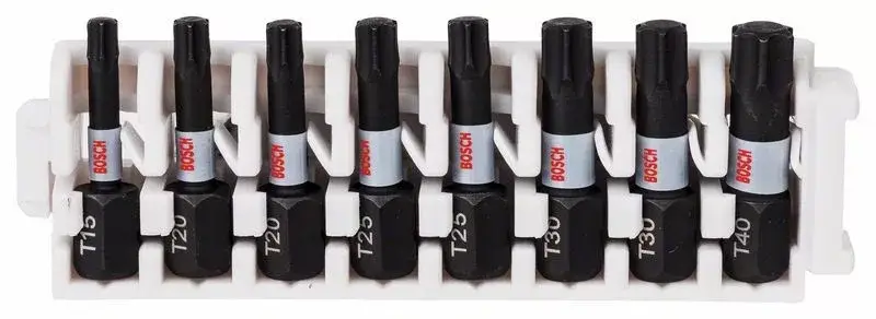 Korlátozott ajánlat BOSCH 2608522322 8dílná sada bitů Impact Control, 1×T15;2×T20;2×T25;2×T30;1×T40