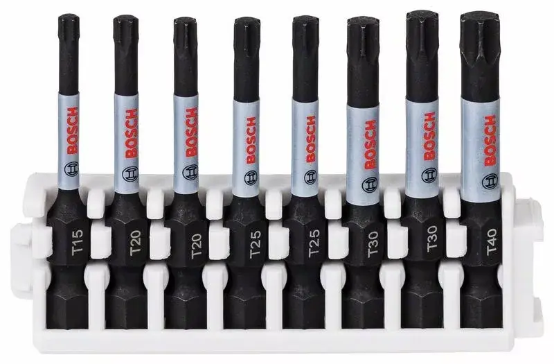 BOSCH 2608522329 8dílná sada bitů Impact Control 50 mm, T15;2×T20/T25/T30;T40 Legkelendőbb