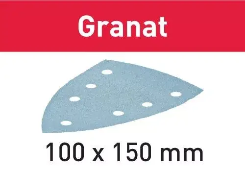 Újdonság FESTOOL 499630 Csiszolólap STF DELTA/7 P100 GR/100 Granat