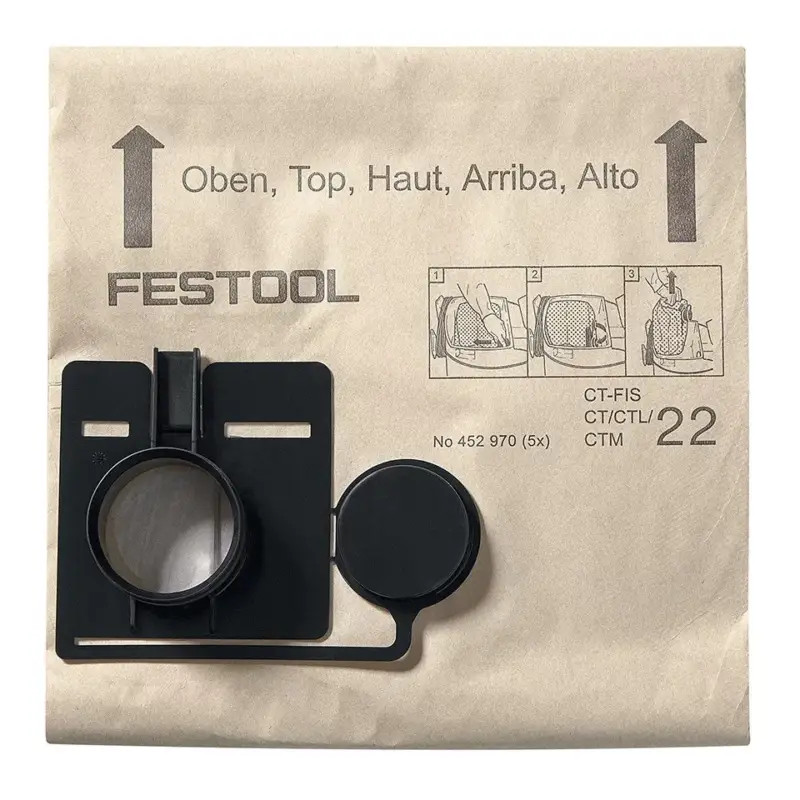 FESTOOL 452970 Szűrőzsák FIS-CT 22/5 Csak ma