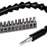 BOSCH 2608522377 11 darabos készlet, 300 mm-es műanyag flexi hosszabbító és 10 d Expressz kézbesítés