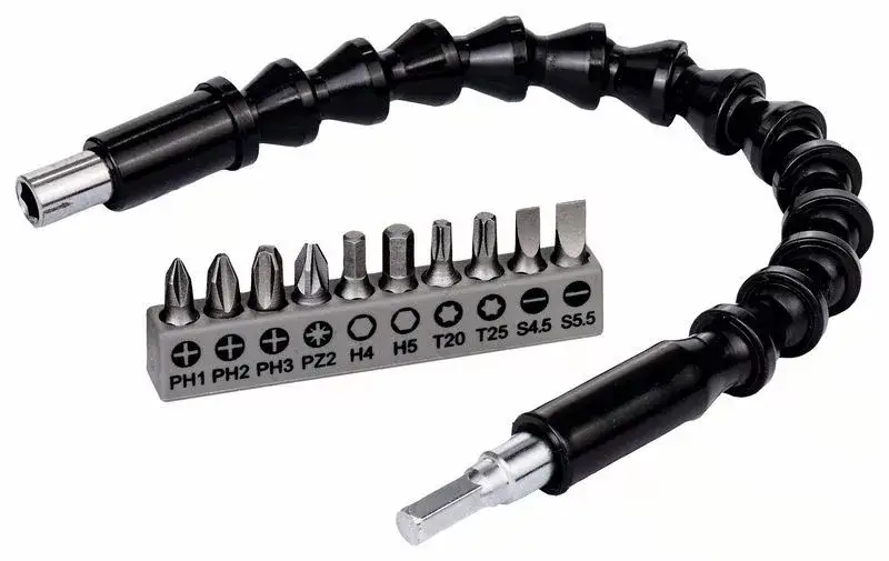 BOSCH 2608522377 11 darabos készlet, 300 mm-es műanyag flexi hosszabbító és 10 d Expressz kézbesítés