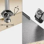 Kedvezmény FESTOOL 499807 Élletörés-maró váltólapkák S8 HW 45° D27 12x12 KL