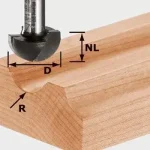 FESTOOL 490984 Félgömbölyű horonymaró HW S8 R6,35 Expressz kézbesítés