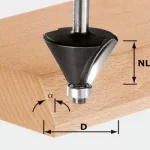 FESTOOL 491102 Élletörés-maró HW S12 D55/20/45° Végkiárusítás