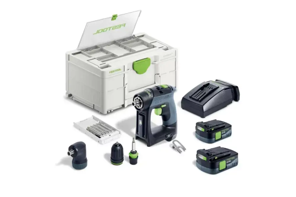 FESTOOL 576865 Akkus fúró-csavarbehajtó CXS 12 2,5-Set Ne maradj le