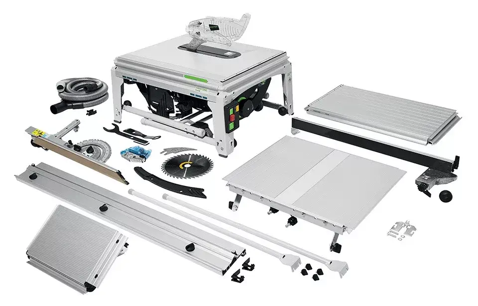 Biztonságos fizetés FESTOOL 575828 Asztali körfűrész TKS 80 EBS-Set