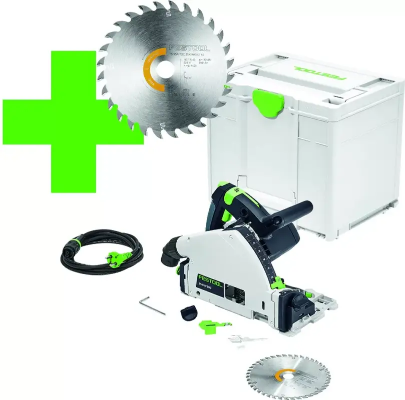Vedd meg online FESTOOL 577843 Merülőfűrész TS 55 F-Plus Master Edition