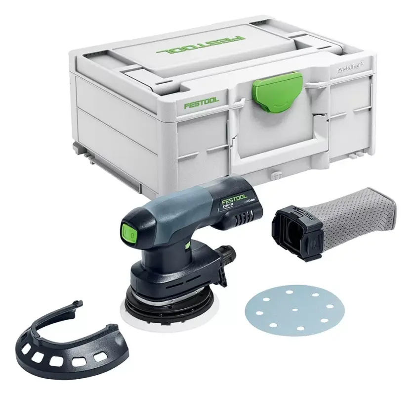 Végkiárusítás FESTOOL 576370 Akkus excentercsiszoló ETSC 125-Basic
