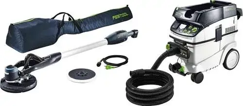 Árengedmény FESTOOL 575455 Hosszúszárú falcsiszoló LHS-E 225/CTM 36-Set PLANEX