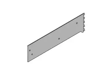 Kihagyhatatlan ajánlat VERTIKO szekrénytartó 450x96 szürke