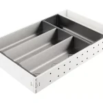 Végkiárusítás StrongMax evőeszköztartó teljes készlet SZ- 276 mm, 450 mm mélység fehér+ 4 tála