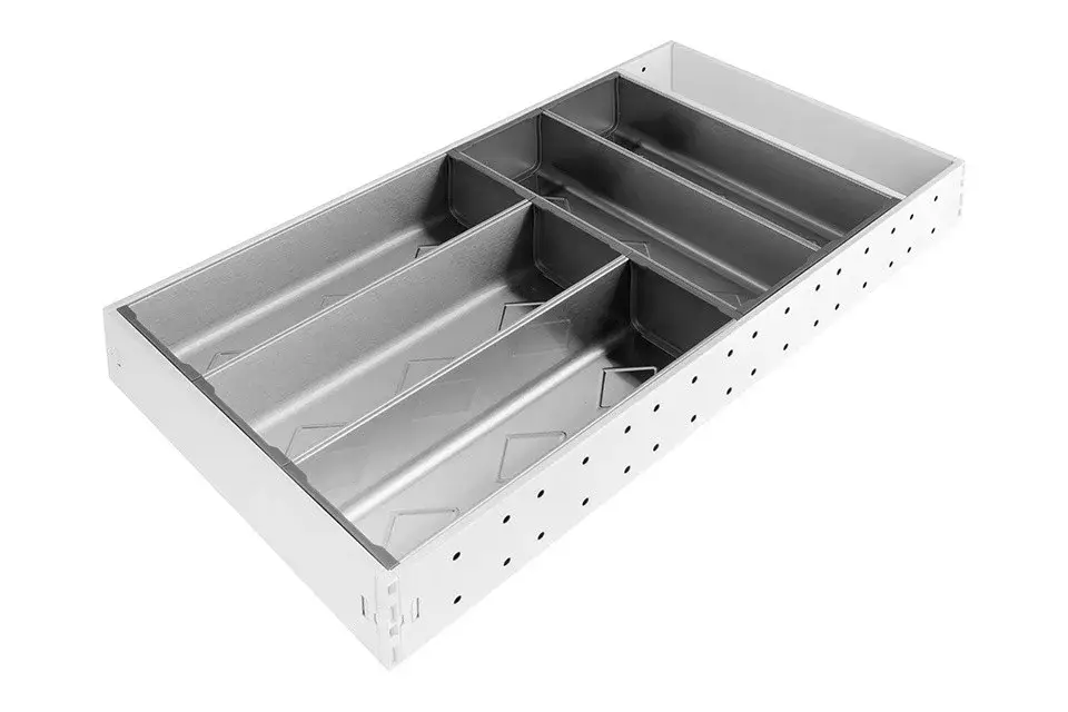 StrongMax evőeszköztartó teljes készlet SZ-276 mm, 550 mm mélység fehér+5 tálak Végkiárusítás