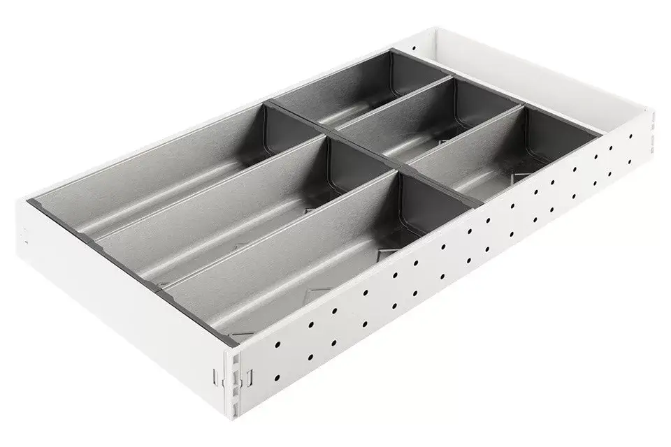 StrongMax evőeszköztartó teljes készlet SZ-276 mm, 550 mm mélység fehér+tálak 3+ Prémium
