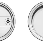 Szuper akció BLANCO 513310 Mosogató RONDOSET 3 1/2" csiszolt rozsdamentes acél excenter nélkü