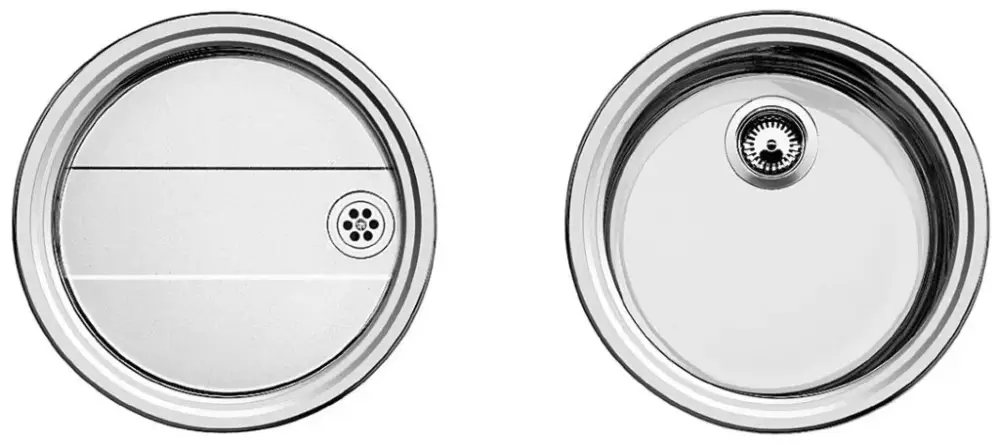 Szuper akció BLANCO 513310 Mosogató RONDOSET 3 1/2" csiszolt rozsdamentes acél excenter nélkü