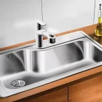 BLANCO 514029 Mosogató PLENTA csiszolt rozsdamentes acél excenter nélkül Szezonális akció