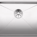 BLANCO 521589 Mosogató Zerox 500-U selyem fényű nemesacél InFino rúd nélkül Legkelendőbb