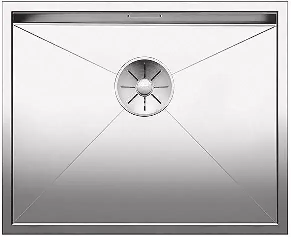 BLANCO 521589 Mosogató Zerox 500-U selyem fényű nemesacél InFino rúd nélkül Legkelendőbb