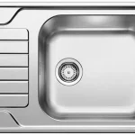 Biztonságos fizetés BLANCO Set 05-C 24 525121+521503 DINAS XL 6 S Compact nerez kart. + KANO-S chrom