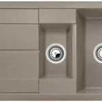 Kedvezmény BLANCO 517355 Mosogató Metra 6 S tartufo excenter nélkül Silgranit PuraDur