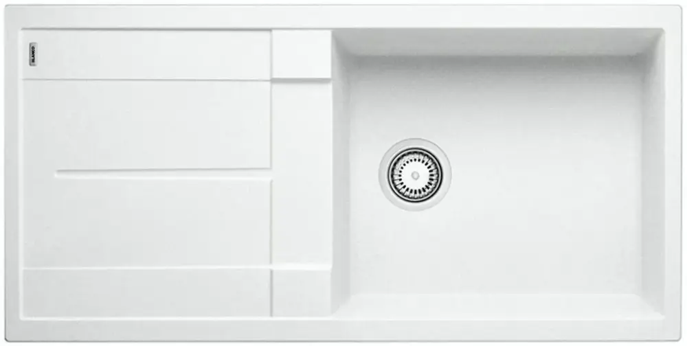 BLANCO 515136 Mosogató Metra XL 6 S fehér excenter nélkül Silgranit PuraDur Azonnal elérhető