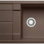 Biztonságos fizetés BLANCO 515143 Mosogató Metra XL 6 S kávé excenter nélkül Silgranit PuraDur