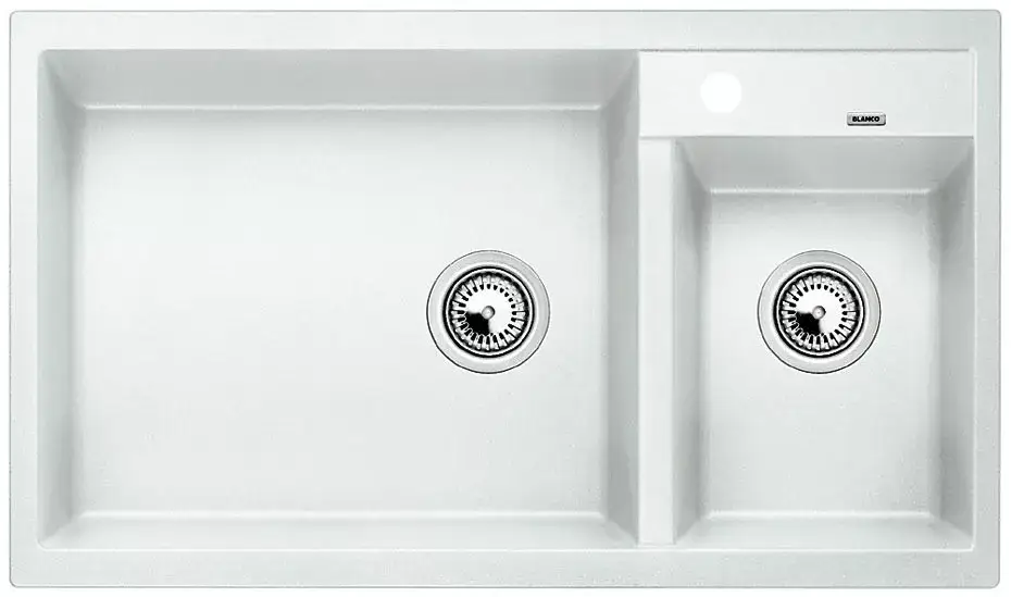 Rendeld meg most BLANCO 513269 Mosogató Metra 9 fehér excenter nélkül Silgranit PuraDur