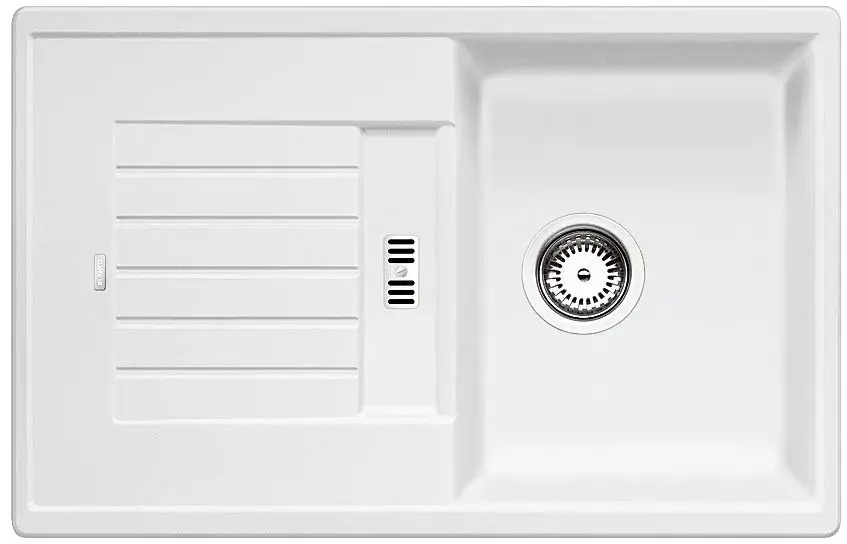 BLANCO 514726 Mosogató Zia 45 S fehér excenter nélkül Silgranit PuraDur Szuper ajánlat