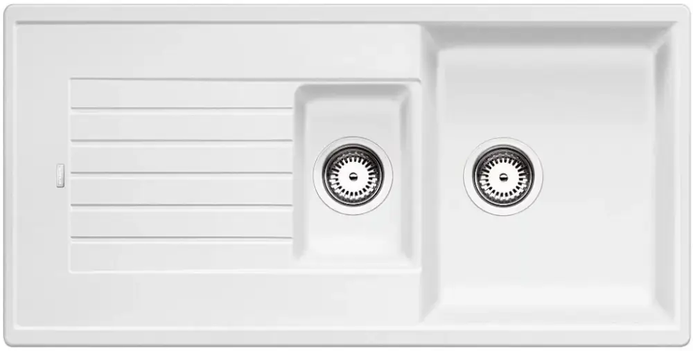 Exkluzív ajánlat BLANCO 514742 Mosogató Zia 6 S fehér excenter nélkül Silgranit PuraDur