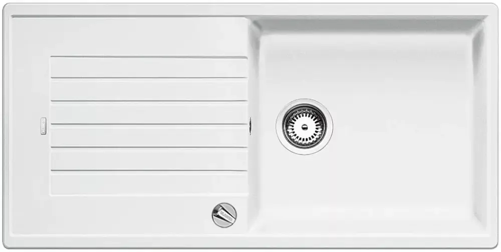 BLANCO 517561 Mosogató Zia XL 6 S fehér excenterrel Silgranit PuraDur Expressz szállítás