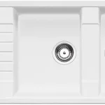 Azonnal elérhető BLANCO 515597 Mosogató Zia 8 S fehér excenter nélkül Silgranit PuraDur