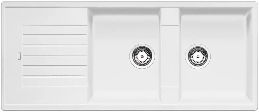 Azonnal elérhető BLANCO 515597 Mosogató Zia 8 S fehér excenter nélkül Silgranit PuraDur