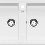Szuper ajánlat BLANCO 516678 Mosogató Zia 9 fehér excenter nélkül Silgranit PuraDur