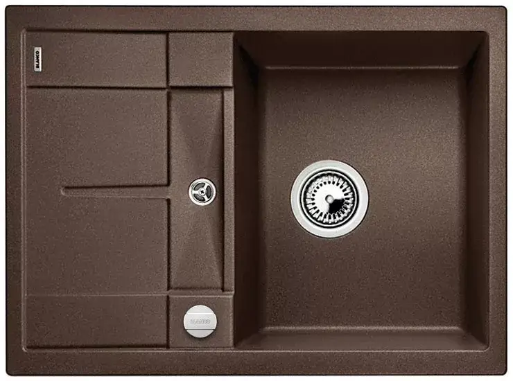 BLANCO 519581 Mosogató Metra 45 S Compact kávé excenterrel Silgranit PuraDur Alacsony ár