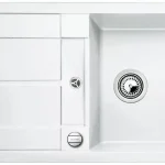 BLANCO 519083 Mosogató Metra 45 S-F fehér excenterrel Silgranit PuraDur Exkluzív ajánlat